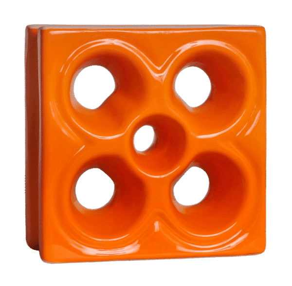 Elementos vazados esmaltados Flor, várias cores. - Imagem 3