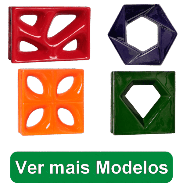 Elementos vazados Esmaltados